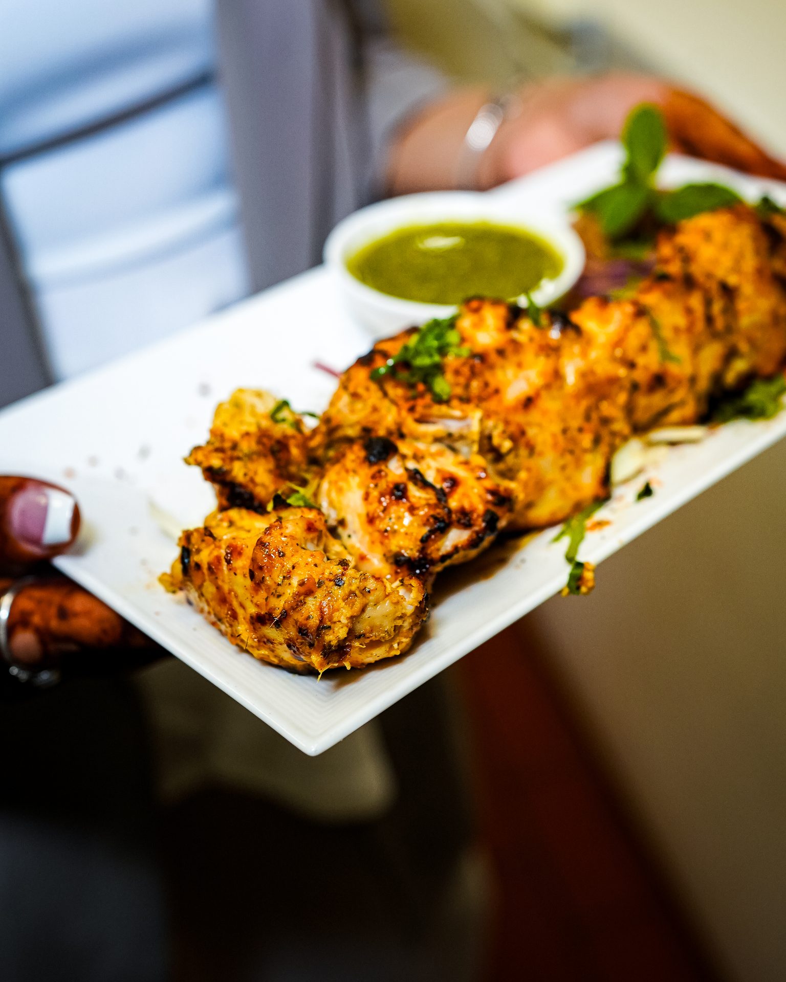 Tandoori non-vegetarian platter at Cardamom The Indian Kitchen